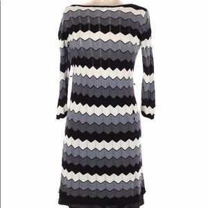 Danny & Nicole EUC chevron pattern dress. Size 1X